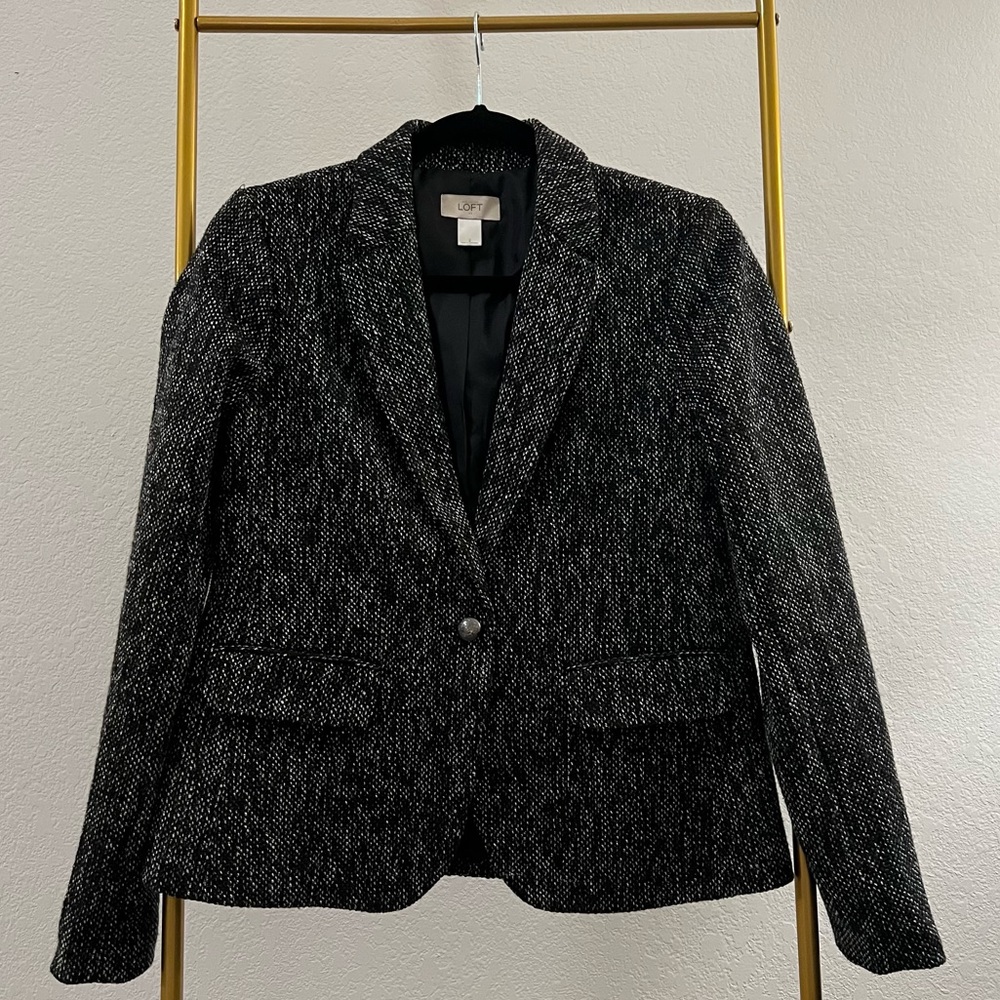 Black Tweed Blazer